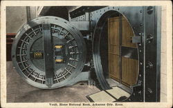 Home National Bank - Vault Postcard