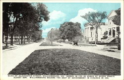 Duke of Glaucester Street Williamsburg, VA Postcard Postcard
