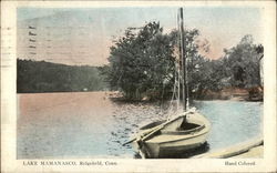 Lake Mamanasco Ridgefield, CT Postcard Postcard