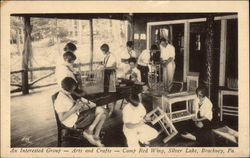 Camp Red Wing - Silver Lake Postcard