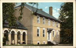 Kenmore, Built 1752 Fredericksburg, VA Postcard Postcard
