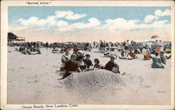 Buried Alive - Ocean Beach Postcard