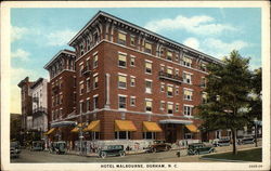 Hotel Malbourne Durham, NC Postcard Postcard
