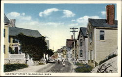 Old Front Street Marblehead, MA Postcard Postcard