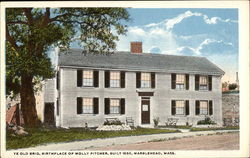 Ye Old Brig, Birthplace of Molly Pitcher, Built 1650 Postcard