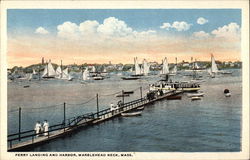 Perry Landing and Harbor Postcard