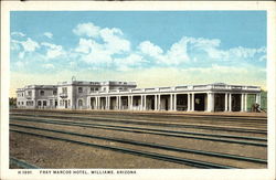 Fray Marcos Hotel Williams, AZ Postcard Postcard