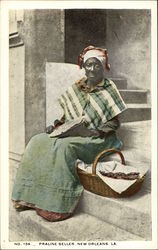 Praline Seller Postcard