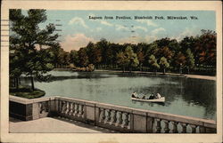 Lagoon from Pavilion, Humboldt Park Postcard