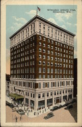 Milwaukee Athletic Club Postcard