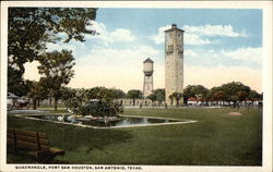 Quadrangle, Fort Sam Houston Postcard
