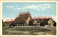 Yellowstone National Park Lodge Postcard