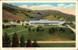 Mammoth Hotel Yellowstone National Park, WY Postcard Postcard