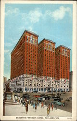 The Benjamine Franklin Hotel Postcard
