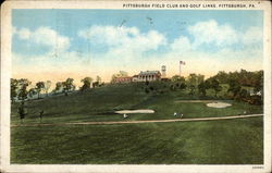 Pittsburgh Field Club and Golf Links Postcard