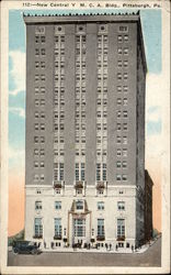 New Central Y.M.C.A. Building Postcard