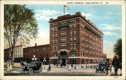 Hotel Vermont Burlington, VT Postcard Postcard