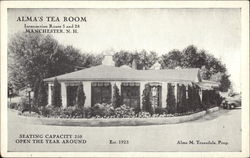 Alma's Tea Room Postcard