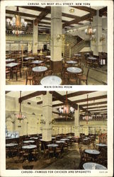 Caruso - Main Dining Room New York, NY Postcard Postcard
