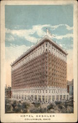 Hotel Deshler Columbus, OH Postcard Postcard