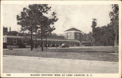 Marine Officers' Mess Camp Lejeune, NC Postcard Postcard