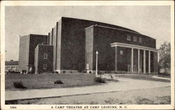 A Camp Theatre Camp Lejeune, NC Postcard Postcard