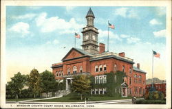 Windham County Court House Willimantic, CT Postcard Postcard