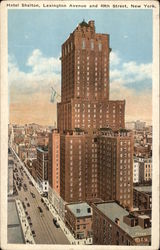 Hotel Shelton New York, NY Postcard Postcard