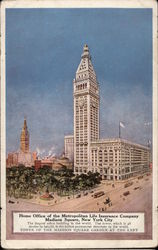 Home Office of the Metropolitan Life Insurance Company, Madison Square Postcard