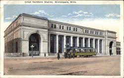 Great Northern Station Postcard
