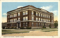 Newton High School Postcard