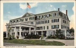 Hotel Pilgrim Plymouth, MA Postcard Postcard