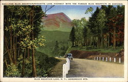 Blue Mountain-Raquette Lake Highway Blue Mountain Lake, NY Postcard Postcard