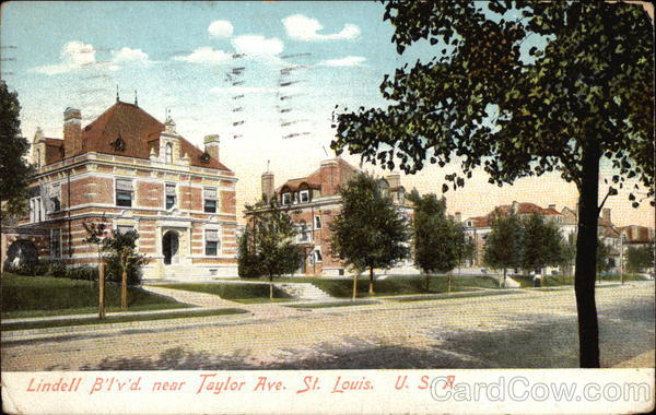 Lindell Blvd. Near Taylor Ave St. Louis Missouri