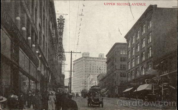 Upper Second Avenue Seattle Washington