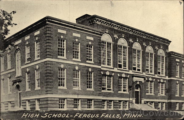 High School Building Fergus Falls Minnesota