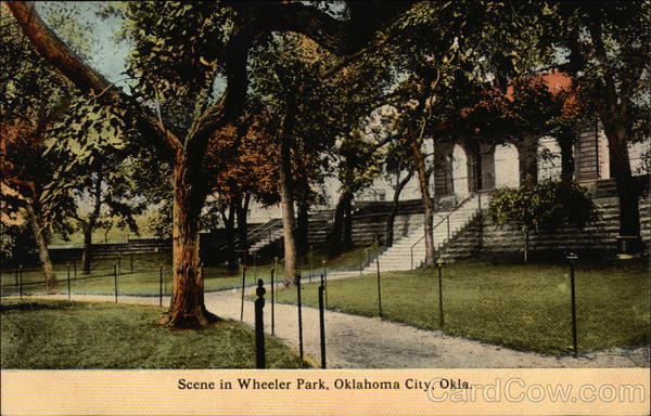 Scene in Wheeler Park Oklahoma City