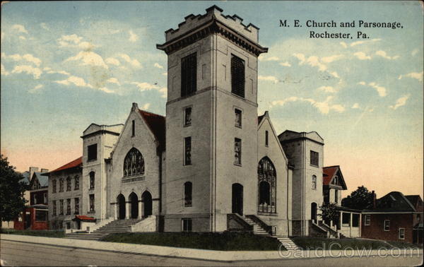 M. E. Church and Parsonage Rochester Pennsylvania