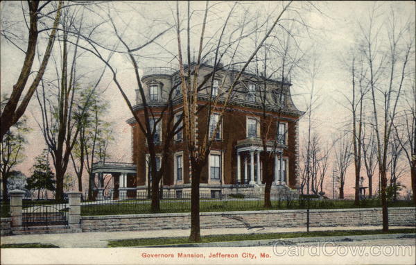 View of Governors Mansion Jefferson City Missouri