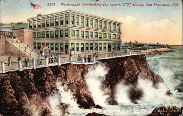 Promenade Overlooking the Ocean, Cliff House San Francisco California