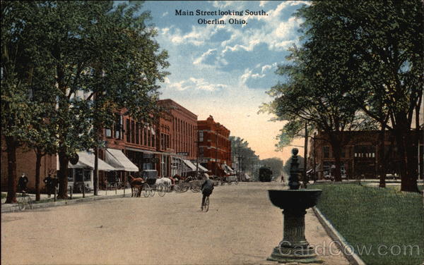 Main Street Looking South Oberlin Ohio