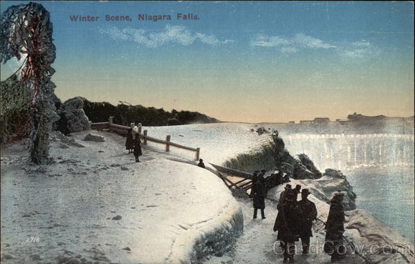 Winter Scene, Niagara Falls New York