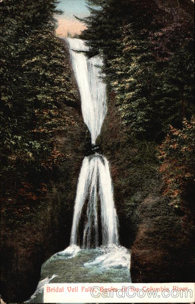 Bridal Veil Falls, Banks of the Columbia River Oregon