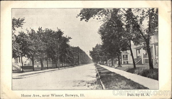 Home Ave., near Winsor Berwyn Illinois