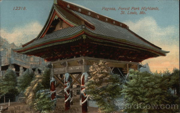 Pagoda, Forest Park Highlands St. Louis Missouri