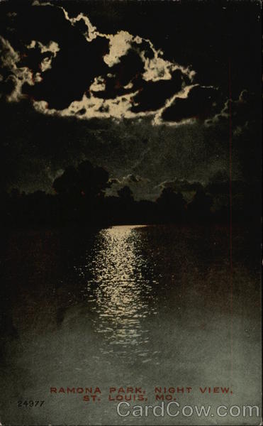 Night View of Ramona Park St. Louis Missouri