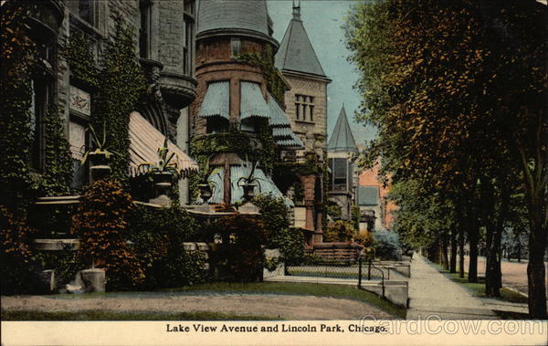 Lake View Avenue and Lincoln Park Chicago Illinois