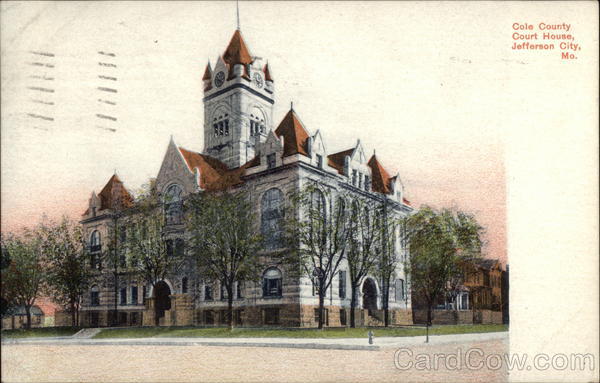 Cole County Court House Jefferson City Missouri