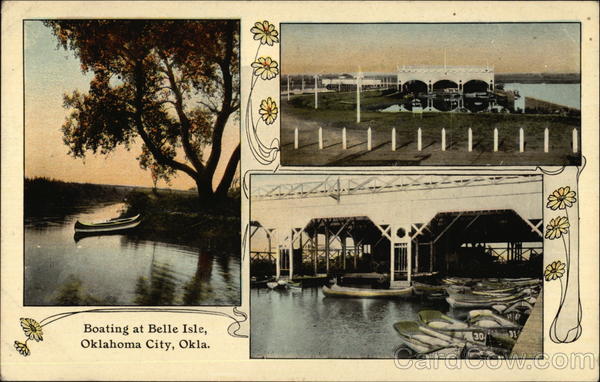 Boating at Belle Isle Oklahoma City