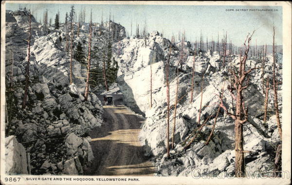 Silver Gate and the Hoodoos Yellowstone National Park Wyoming